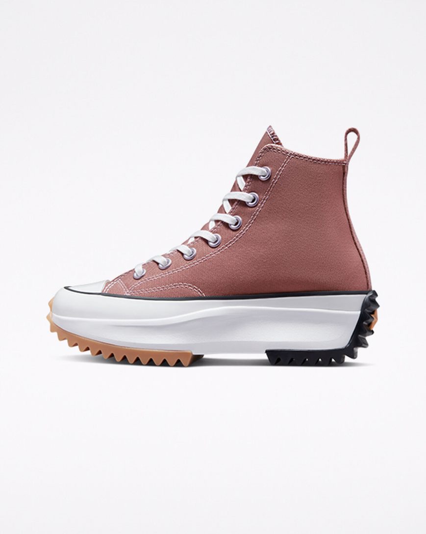 Topanky Na Platforme Converse Run Star Hike Seasonal Color Vysoke Panske Ruzove Čierne Biele | SK KHBSJ1